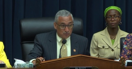 Congressman Bobby Scott of Virginia, chairman of the House Committee on Education and Labor, giving remarks at a hearing titled "Do No Harm: Examining the Misapplication of the Religious Freedom Restoration Act" on Tuesday, June 25, 2019. 