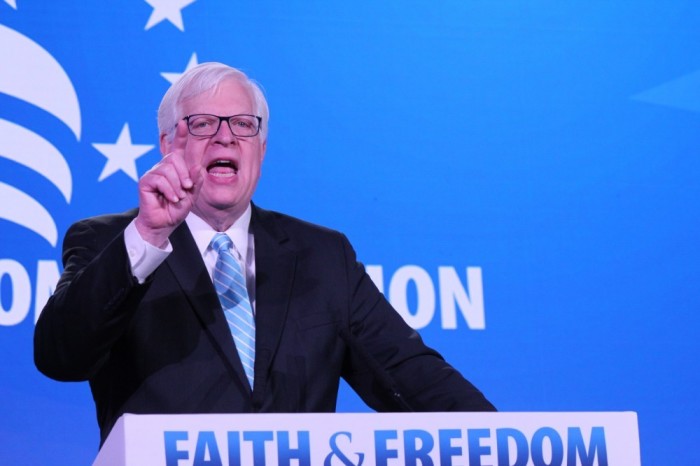 Dennis Prager, the founder of PragerU, speaks at the 2019 Road to Majority Conference hosted by the Faith & Freedom Coalition at the Omni Shoreham hotel in Washington, D.C. on June 28, 2019.