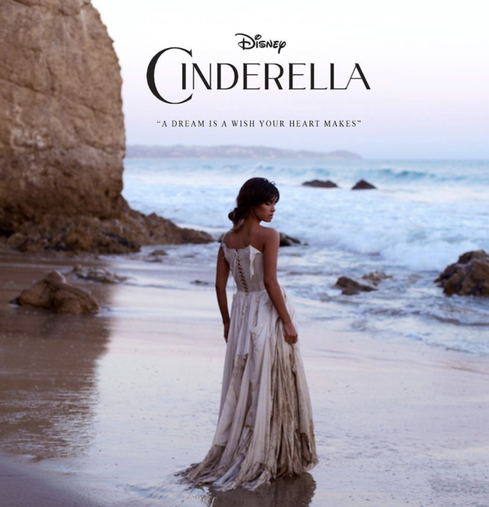 Moriah Peters-Smallbone posing for the cover of Disney's signature collection soundtrack for Cinderella, 2019