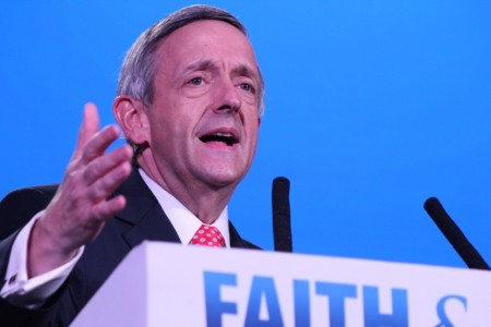 Robert Jeffress, pastor of First Baptist Dallas, speaks at the Faith & Freedom Coalition's Road to Majority Conference in Washington, D.C. on June 29, 2019.