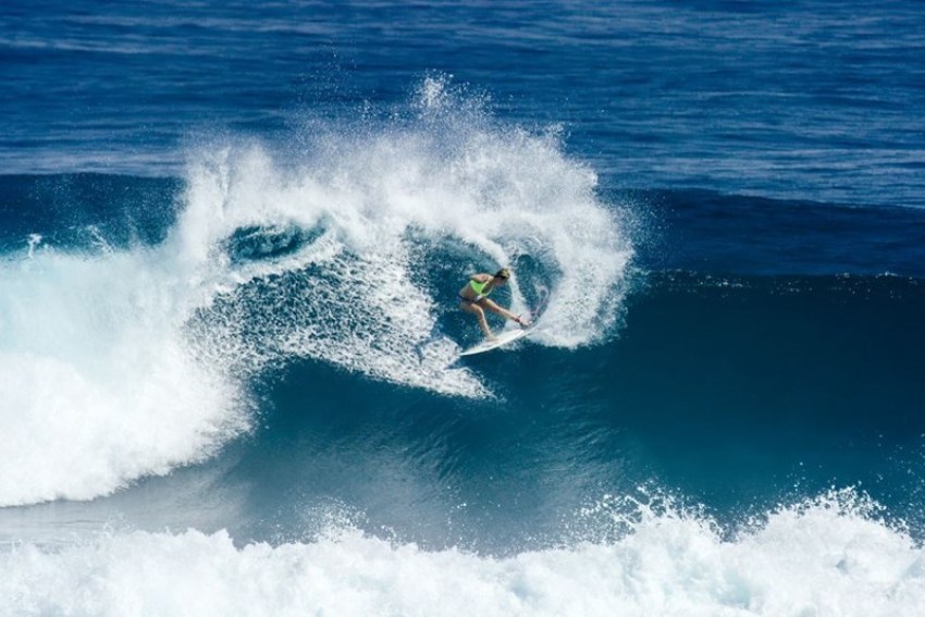 The life of professional surfer and shark attack survivor Bethany Hamilton is documented in the film "Bethany Hamilton: Unstoppable," opening in theaters Friday, July 12, 2019. 