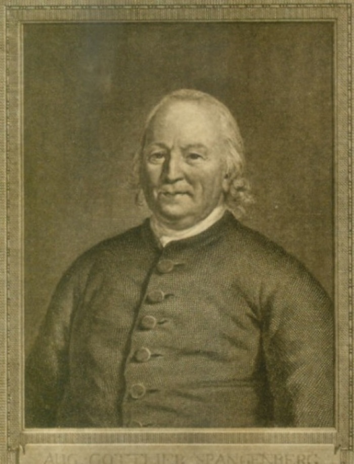 August Gottlieb Spangenberg (1704-1792), founder of the Moravian Church in North America. 