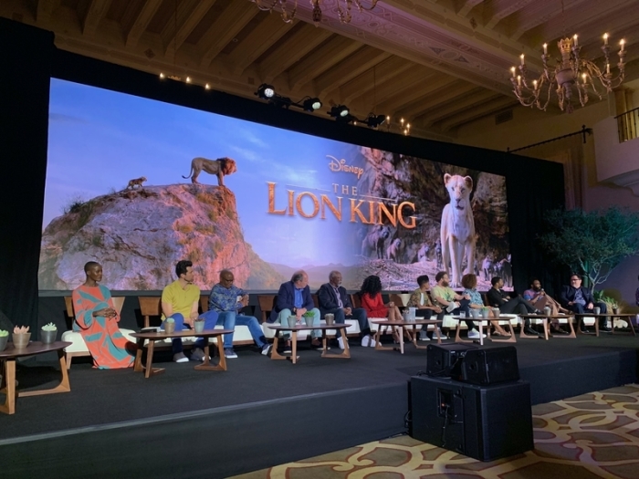 The global press conference for Disney's 'The Lion King' held in Beverly Hills, California, on July 10, 2019.
