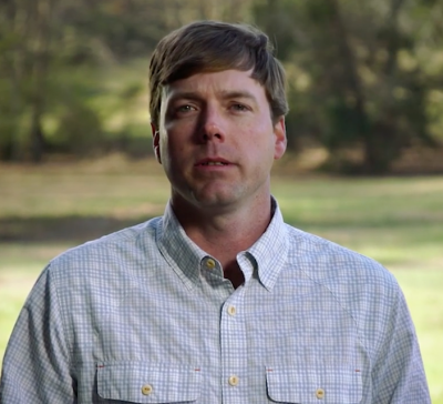 Robert Foster, who's running for governor of Mississippi, appears in an ad.