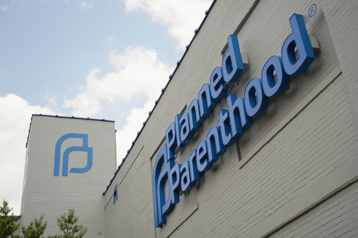 The exterior of a Planned Parenthood Reproductive Health Services Center is seen on May 28, 2019, in St Louis, Missouri. 