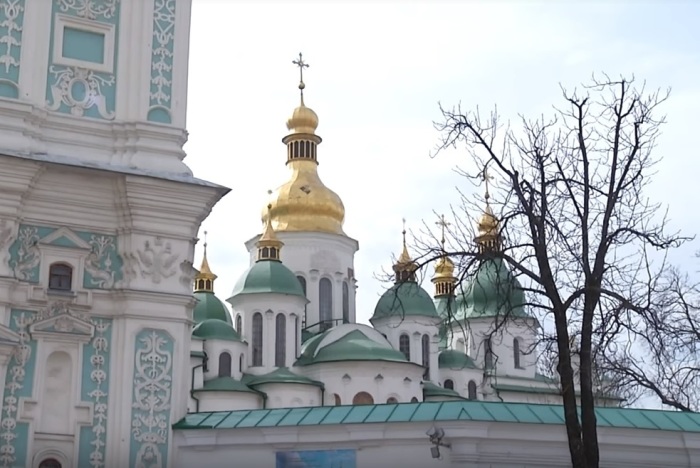 The Saint Sophia Cathedral of Kyiv, Ukraine. 