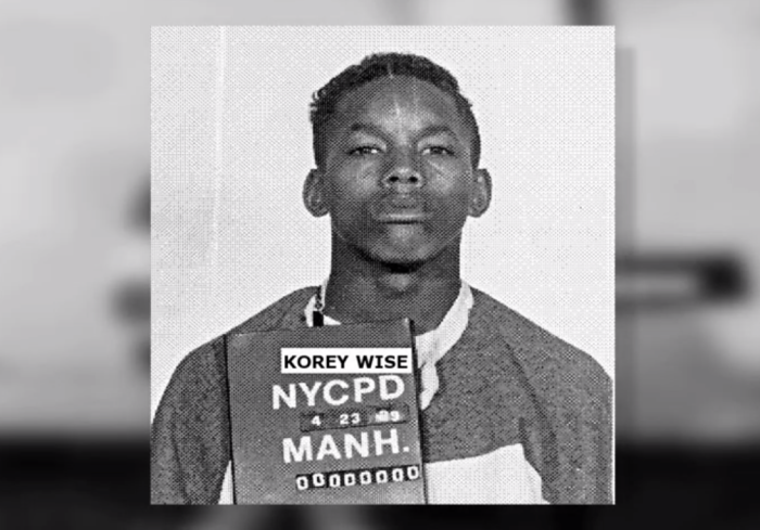 Korey Wise's NYPD booking photo in April 1989. He was 16.