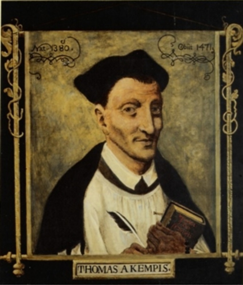 Late Medieval theologian Thomas à Kempis, generally considered to be the author of the influential devotional work "Imitation of Christ." 