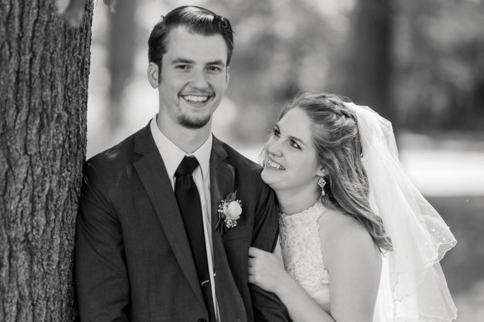 The late pastor-in-training, Dalton Cottrell and his wife Cheyenne, wed on July 27, 2019.