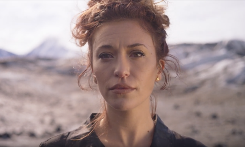 Lauren Daigle on set of music video for "Rescue," Premiered Jul 20, 2019