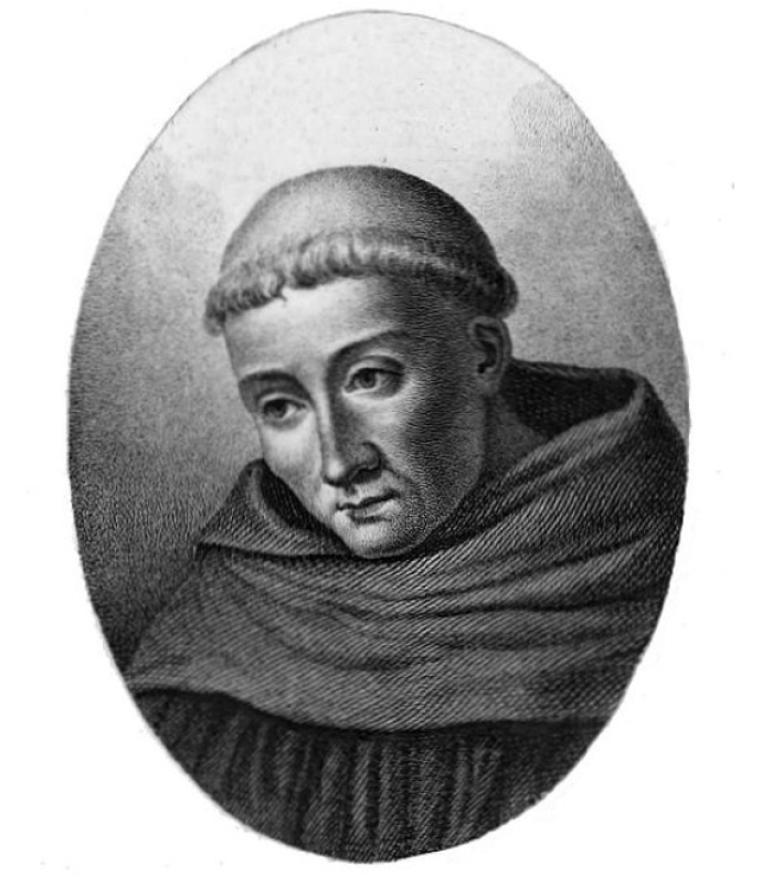 A portrait of St. Bernard of Clairvaux published in 1900. 