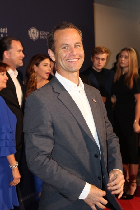 Kirk Cameron attends the red carpet premiere of "Overcomer" in Atlanta on August 15, 2019.
