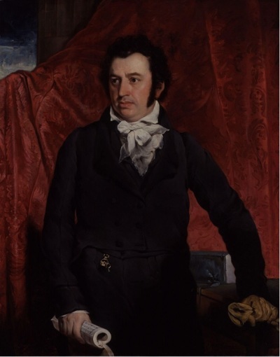 A painting of Robert Morrison (1782-1834), a British minister who in 1807 became the first Protestant missionary in China. 