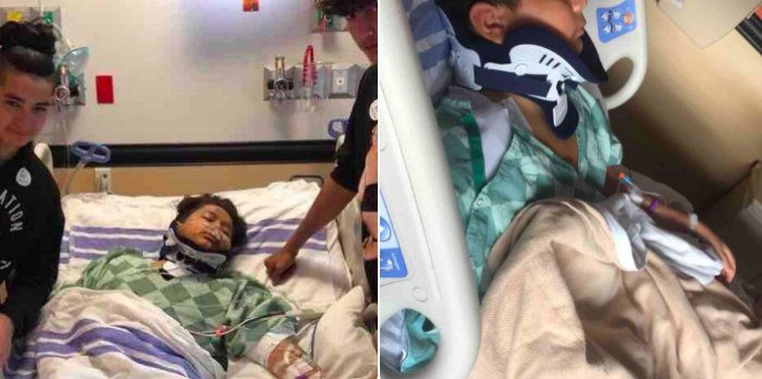Emilio Corrales is expected to make a full recovery after being run over by semi-truck.