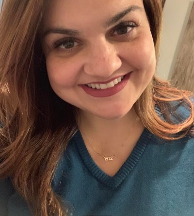 Pro-life activist Abby Johnson wears a gold COL 1972 necklace.