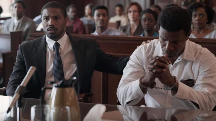 Michael B. Jordan and Jamie Foxx star in the forthcoming film "Just Mercy."