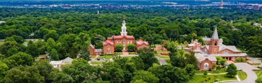 The Alexandria, Virginia campus of Virginia Theological Seminary, which is affiliated with The Episcopal Church. 