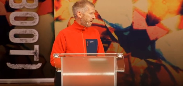 Christian apologist Andy Bannister answers three common questions he gets when witnessing to Muslims in the United Kingdom at Reboot, a youth event held Saturday, Sept. 21, 2019 in London, England. 