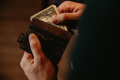 wallet, money