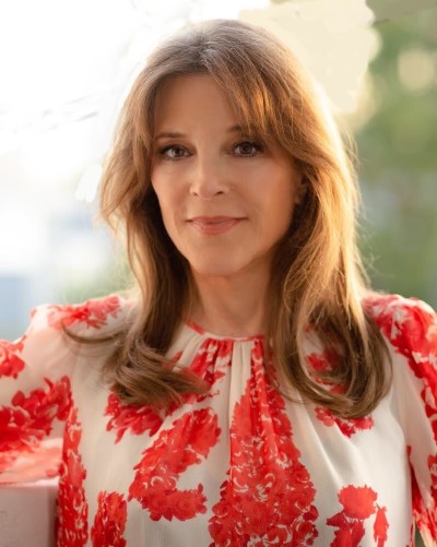 2020 presidential candidate and author Marianne Williamson.