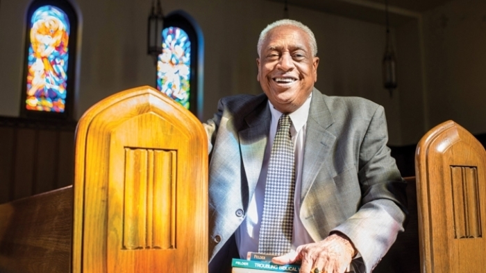 Biblical scholar Cain Hope Felder (1943-2019), author and longtime professor of New Testament language and literature at Howard University School of Divinity.