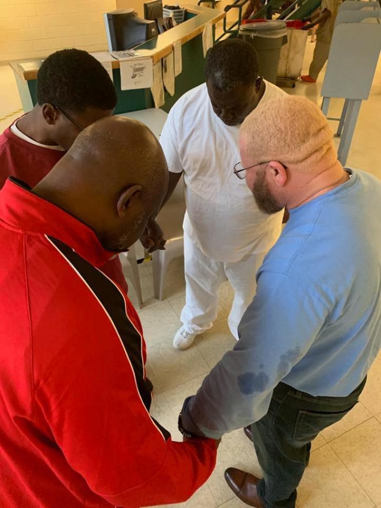South Carolina inmates baptized behind bars 'Jail can be the very