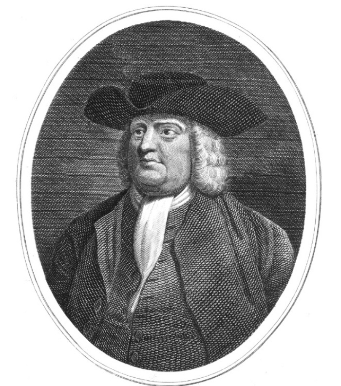 William Penn (1644-1718), notable Quaker and founder of Pennsylvania. 