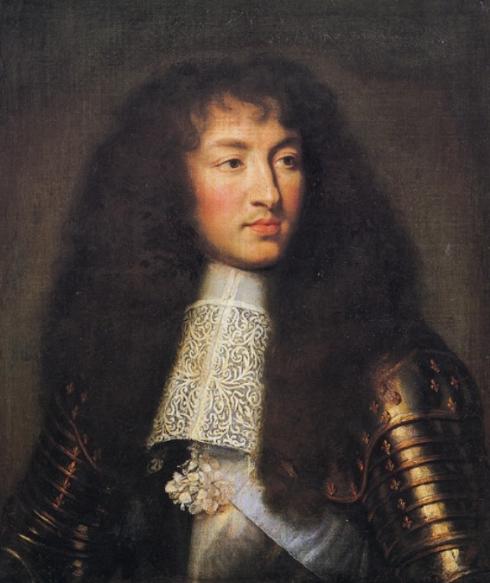 King Louis XIV (1638-1715), long-serving monarch of France also known as 'The Sun King.' 