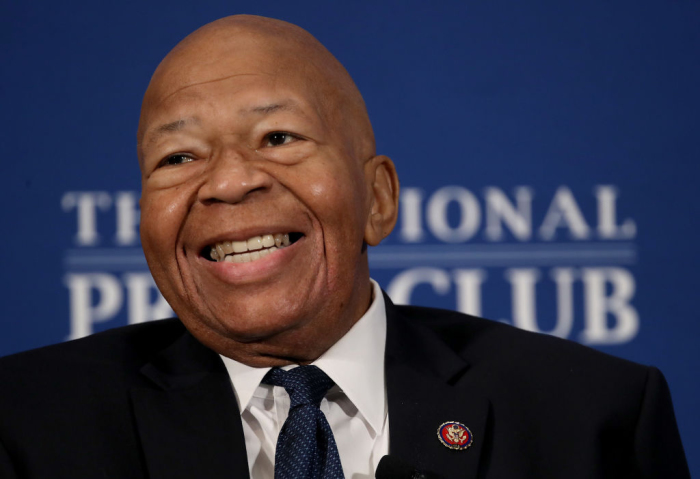 House Oversight ant Reform Chairman Rep. Elijah Cummings speaks at the National Press Club in Washington, D.C., on August 7, 2019. 
