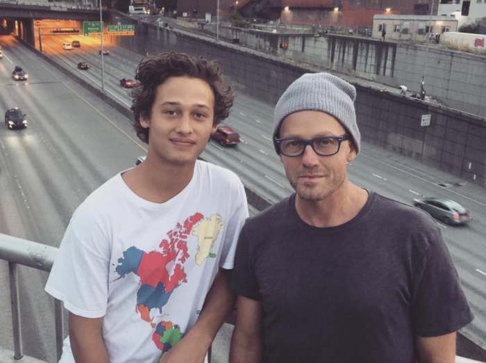 TobyMac posing with his son Truett, photo posted September 4, 2017