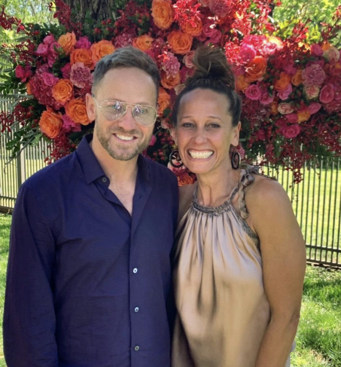 TobyMac and his wife Amanda on Easter 2019.