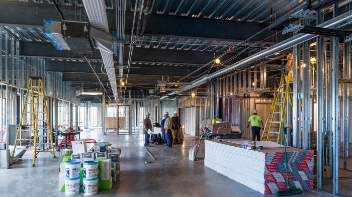 Construction on the new Nashville, Tennessee headquarters for Family Stations, Inc. The facility is expected to be completed in January 2020. 