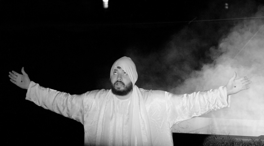 A scene from the Hell House, annually hosted in October by Tyler Metro Church of Tyler, Texas.