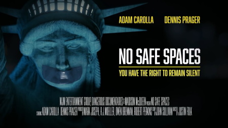 "No Safe Spaces" movie poster.