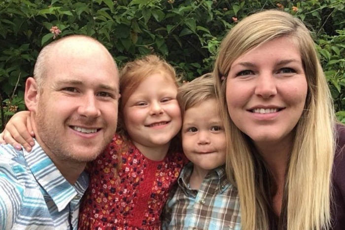 Missionaries Brendan Perrott, 33 (L), his wife, Melissa, 32 (R), along with their children Evelyn, 5, and Colton, 3, all died in a crash in South Africa on November 3, 2019. 