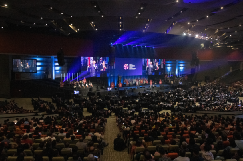 Thousands attend the World Evangelical Alliance's 2019 General Assembly in Indonesia, Nov. 7.