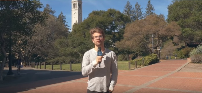 Will Witt of PragerU went to the University of California, Berkeley to ask students how many genders there are in a video posted to YouTube on Nov. 6, 2019.