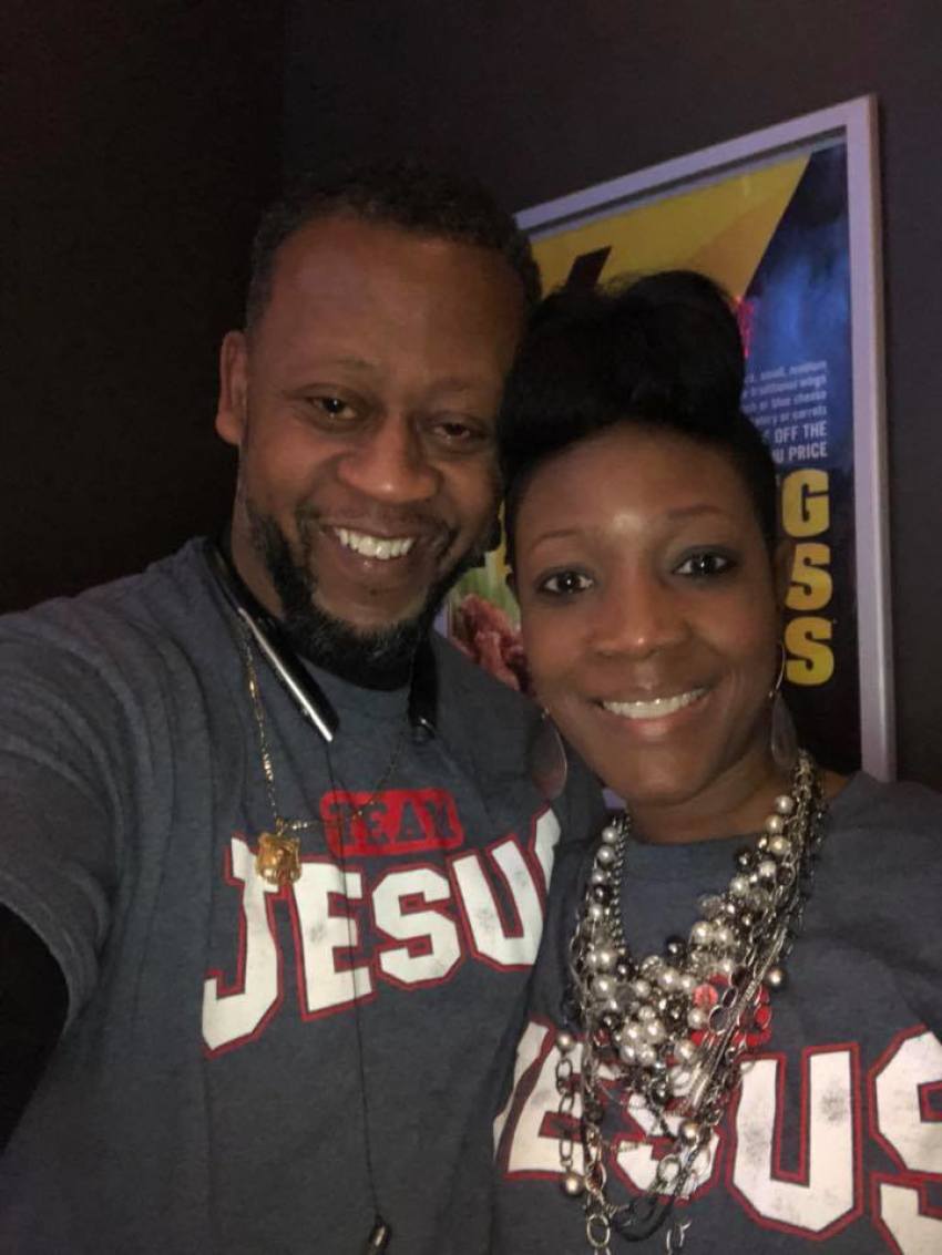 The late Eric and LaRhonda Jones advertised their Christian faith proudly.