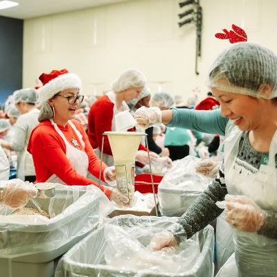 Liquid Church of New Jersey's 'Christmas Outreach' program from December 2018. 