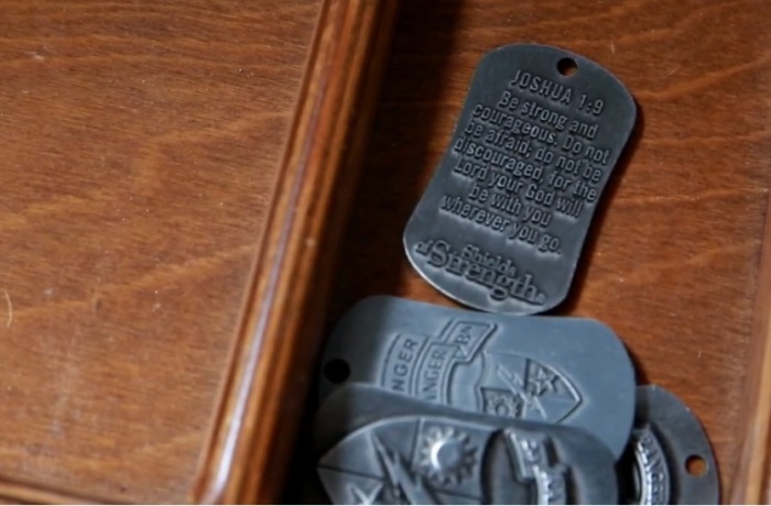 Shields of Strength dog tags 