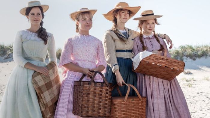 Emma Watson, Saoirse Ronan, Florence Pugh and Eliza Scanlen star as the March sisters in Greta Gerwig's film adaptation of 'Little Women,' opening Christmas Day.