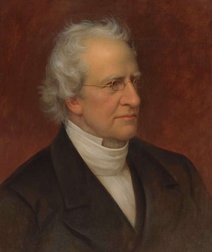 Charles Hodge (1797-1878), a notable Presbyterian theologian and professor at Princeton Theological Seminary. 