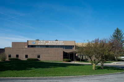 The World Ministries Center of the Free Methodist Church, headquartered in Indianapolis, Indiana. 
