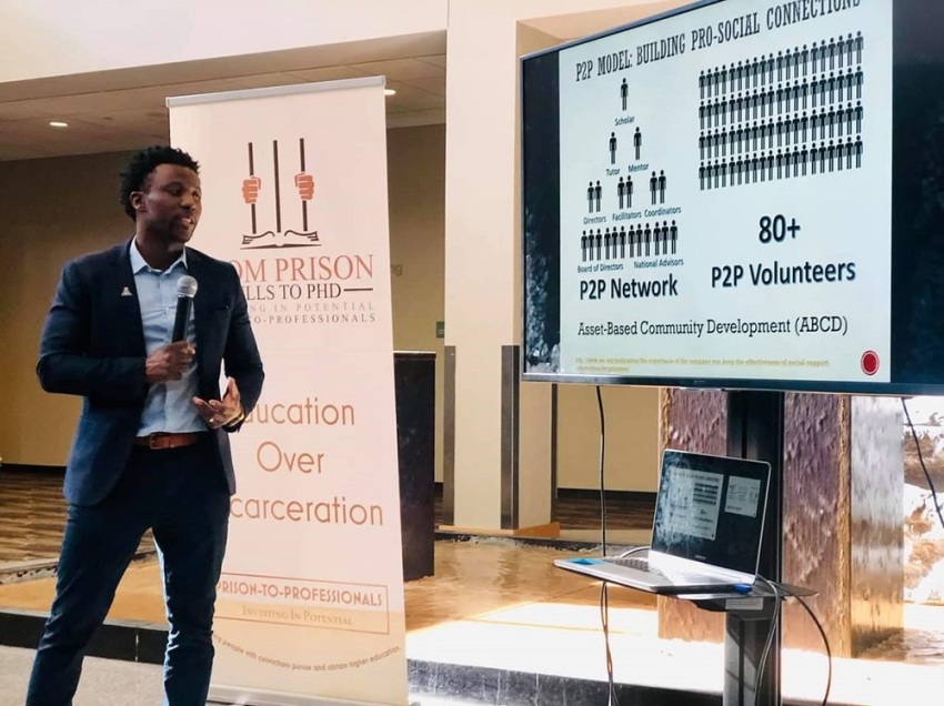 Stanley Andrisse, director of From Prison Cells to PhD, is a public speaker and mentor to hundreds of currently and formerly incarcerated individuals looking to better themselves through higher education. 