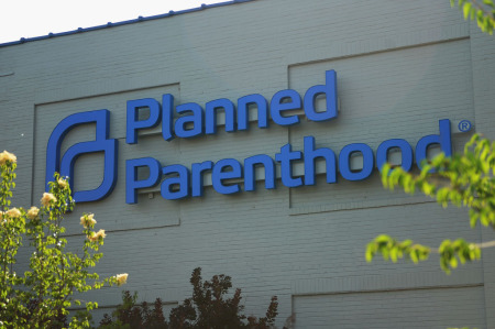 The exterior of a Planned Parenthood Reproductive Health Services Center is seen on May 31, 2019, in St Louis, Missouri.