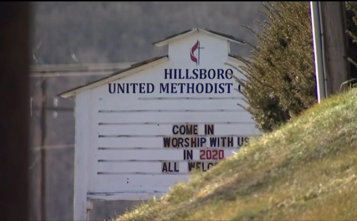 Hillsboro United Methodist Church in Hillsboro, Virginia