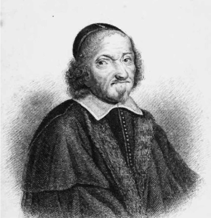 Miles Coverdale (c.1488-1569), a bishop who helped to translate the first published English language Bible. 