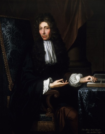 Robert Boyle (1627-1691), a notable scientist considered the "Father of Chemistry" who also wrote extensively on Christian theology. 
