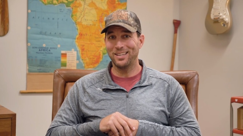 Adam Wainwright speaks in an introductory video to his online Bible reading plan.