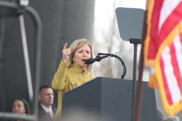 Louisiana First Lady Donna Edwards speaks at the 2020 March for Life in Washington, D.C. on Jan. 24, 2020 